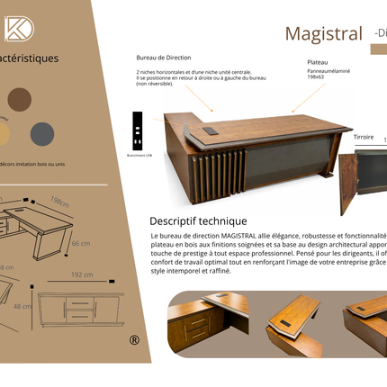 MAGISTRAL -  Bureau de direction