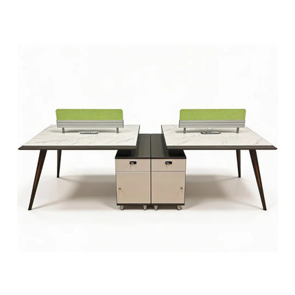 ATELIER - Bureau open space modulaire quatre places