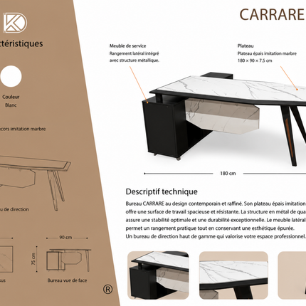 CARRARE -  Bureau de direction