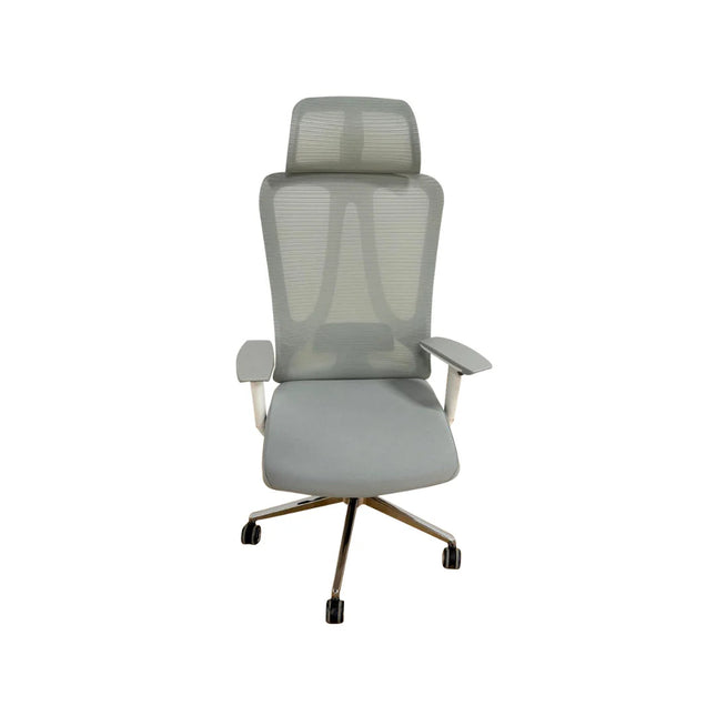 OPALINE - Chaise de bureau ergonomique en maille avec roulettes