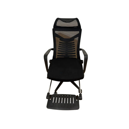 ZÉNITH - Chaise de bureau ergonomique en mesh noir
