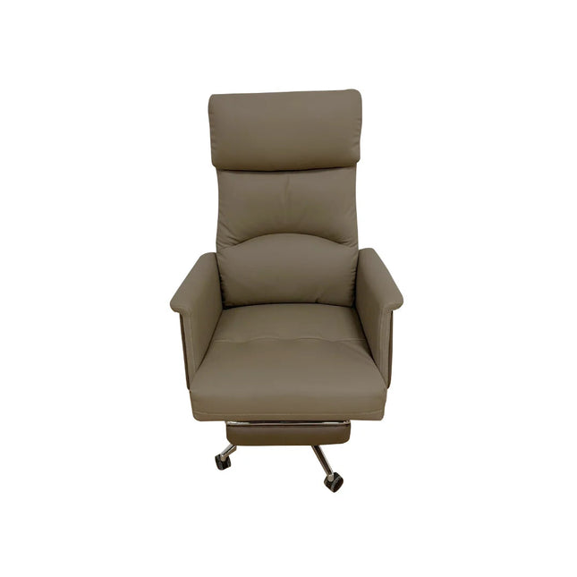 DUKE - Chaise de relaxation avec repose-pieds et roulettes