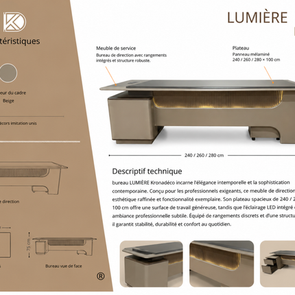 LUMIÈRE - Bureau de direction